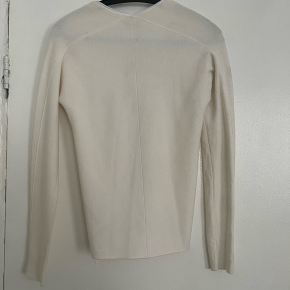 Vince XS off-white zip up shirt - Picture 5 of 7